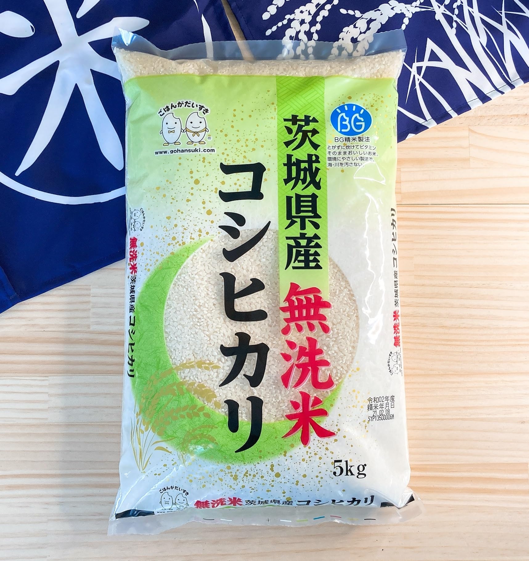 Amazon.co.jp: お米 BG無洗米 30kg(5kg×6） 茨城県産コシヒカリ : 食品