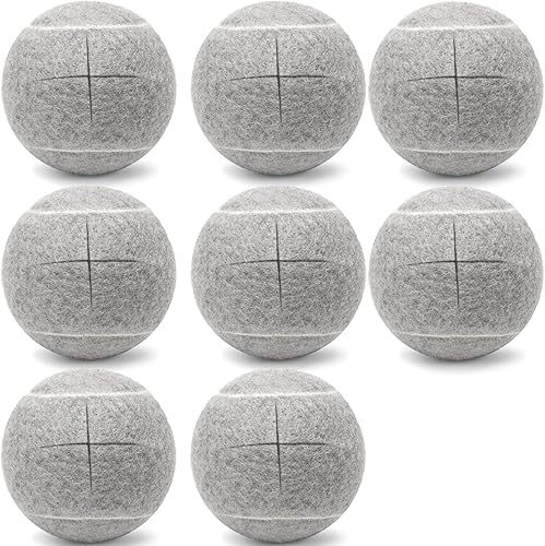 8 pelotas de tenis Walker Glide, pelotas de tenis precortadas para patas de muebles y protección del suelo, patas de caminante universales