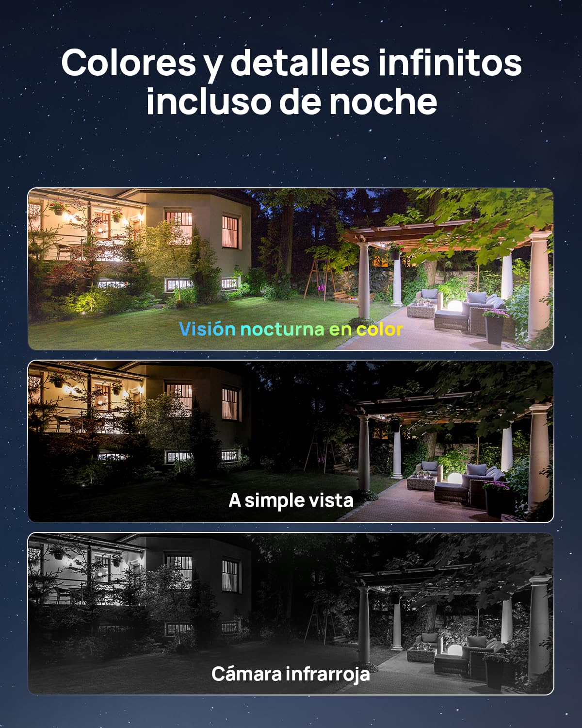 Anona Aurora 4K(8MP) Cámara Vigilancia WiFi Solar Exterior, Detección IA