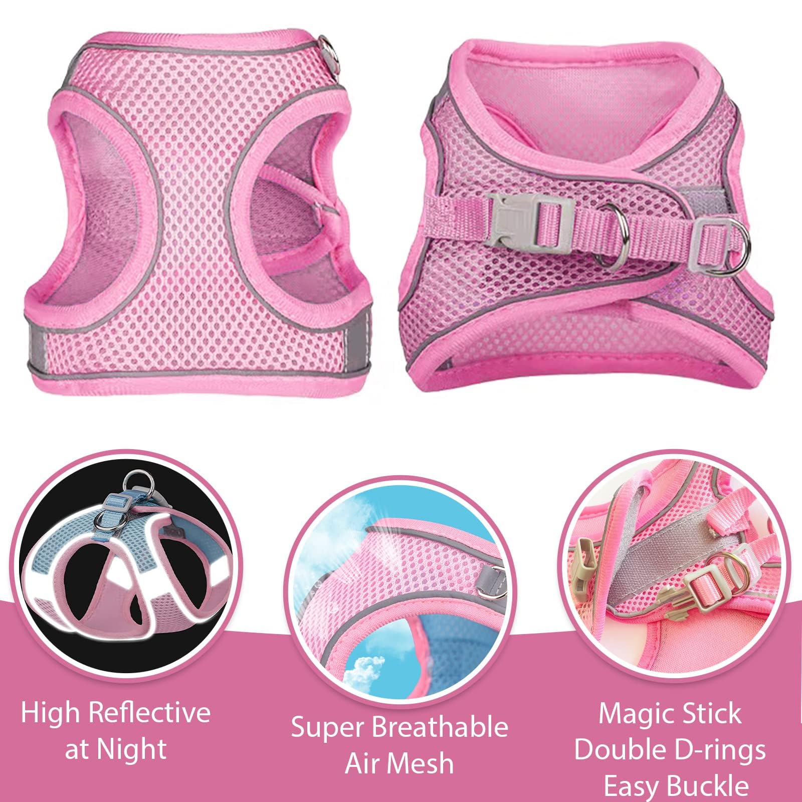 Compact Dog Harness For Small Breeds Reference: Snapklik Com Petpubgnzs Soft Small Dog Harness And Leash Set