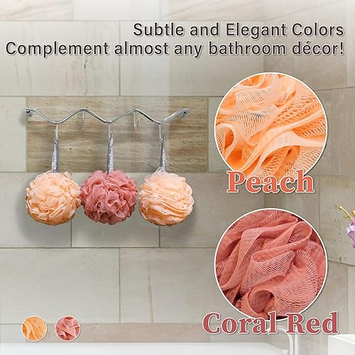 Miniatura 29 de myHomeBody Esponja grande de lufa de 2.47 onzas, exfoliante corporal, esponja de baño, esponja para mujeres, hombres, esponja exfoliante con carbón