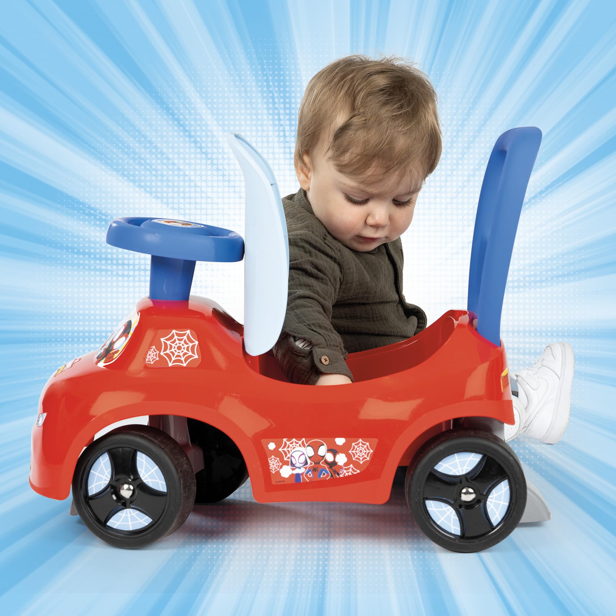 Smoby - Porteur auto enfant 2 en 1 - Disney Princesse - Coffre sous la Smoby - Porteur auto enfant 2 en 1 - Disney Princesse - Coffre sous la