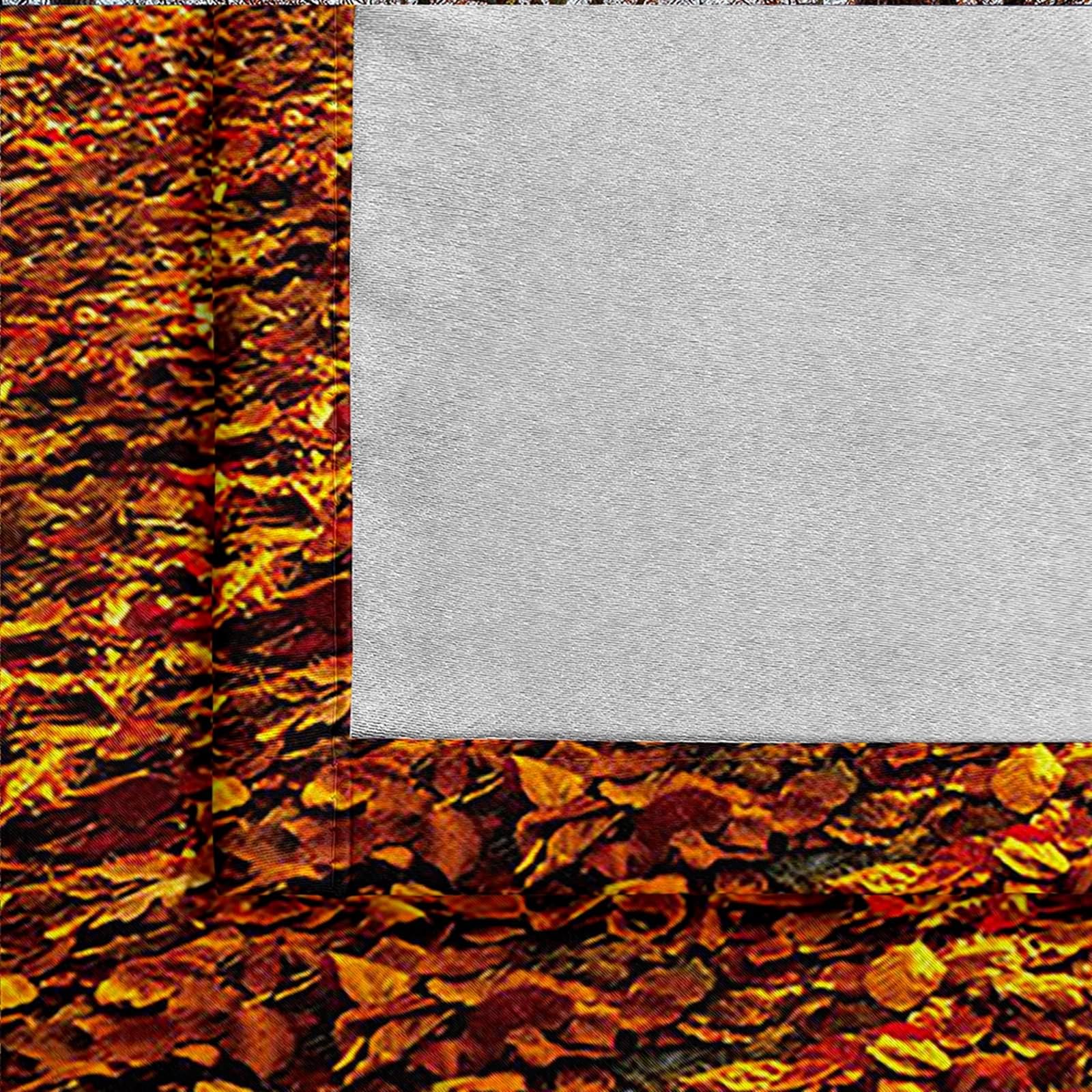 Gualiy Rideau Salon Occultant, Rideaux Isolant Fenetre Paysage de Coucher de Soleil Forêt Naturele Rideau Lot de 2 107x214cm