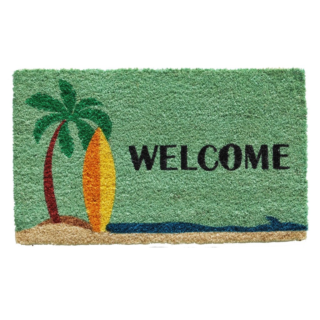 Calloway Mills 121871729 Surfs Up Doormat, 17" x 29", Multicolor