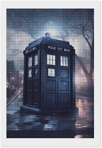 Doctor Dr Who - Caja de policía para ratones, kit de pintura de diamantes para bricolaje, arte cuadrado de taladro completo para decoración de pared disponible en Yaxa Venezuela