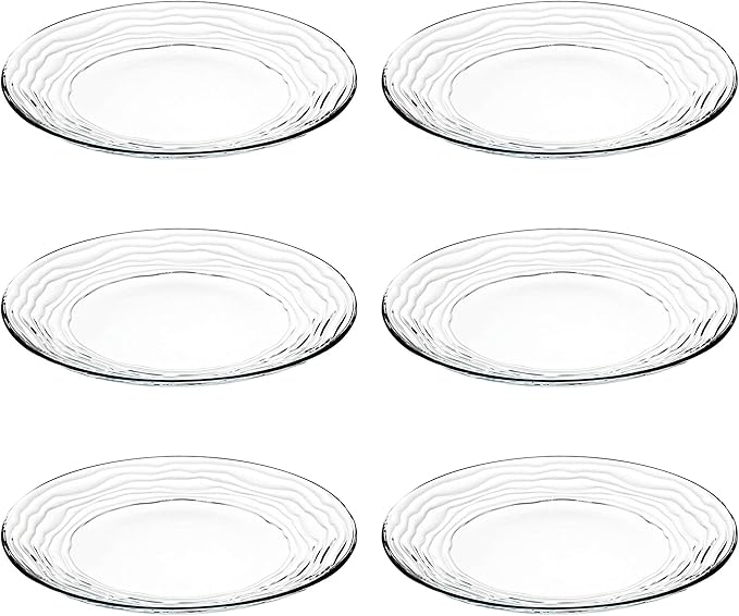 Barski European Glass Dinner Plate Artistically