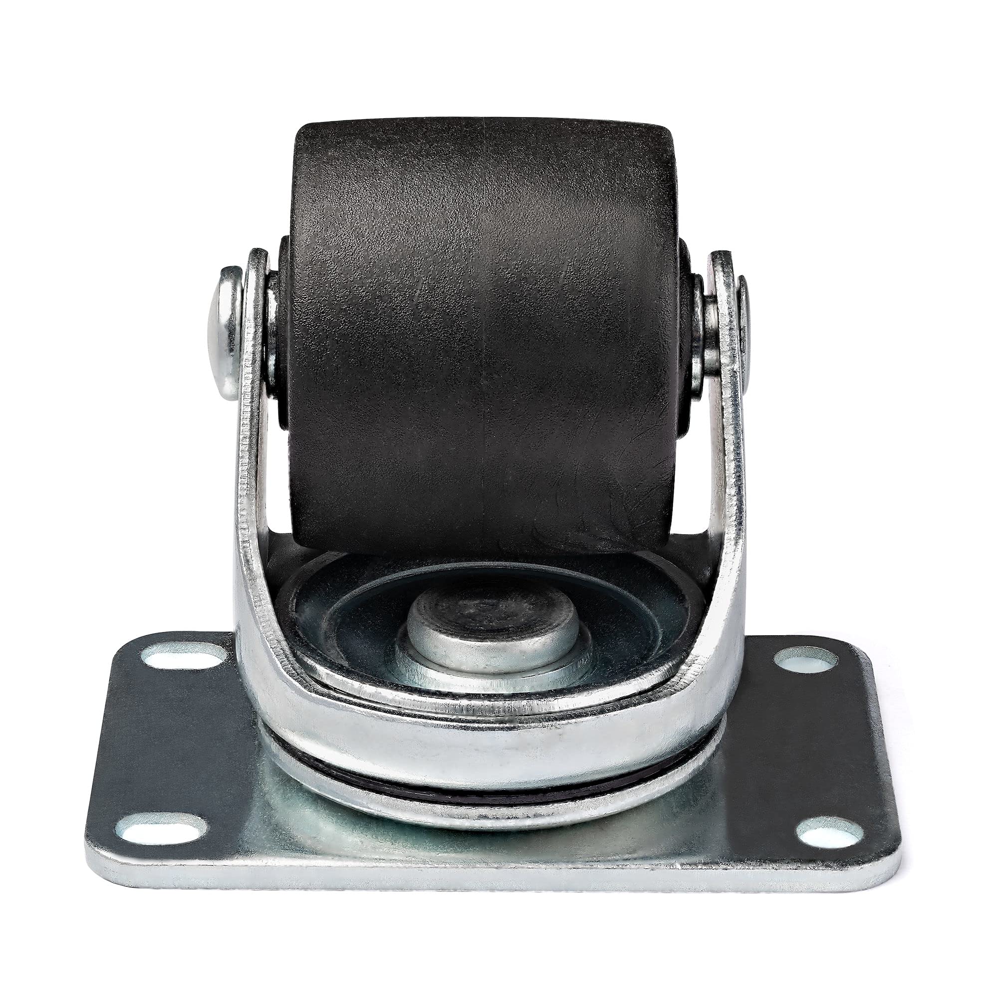 StarTech Kit 4 Ruote M6 Girevoli per Rack a 4 Montanti (RKCASTER2) | Ruote di Ricambio Industriali, Universali, Motivo 45x75mm, In Acciaio e Plastica