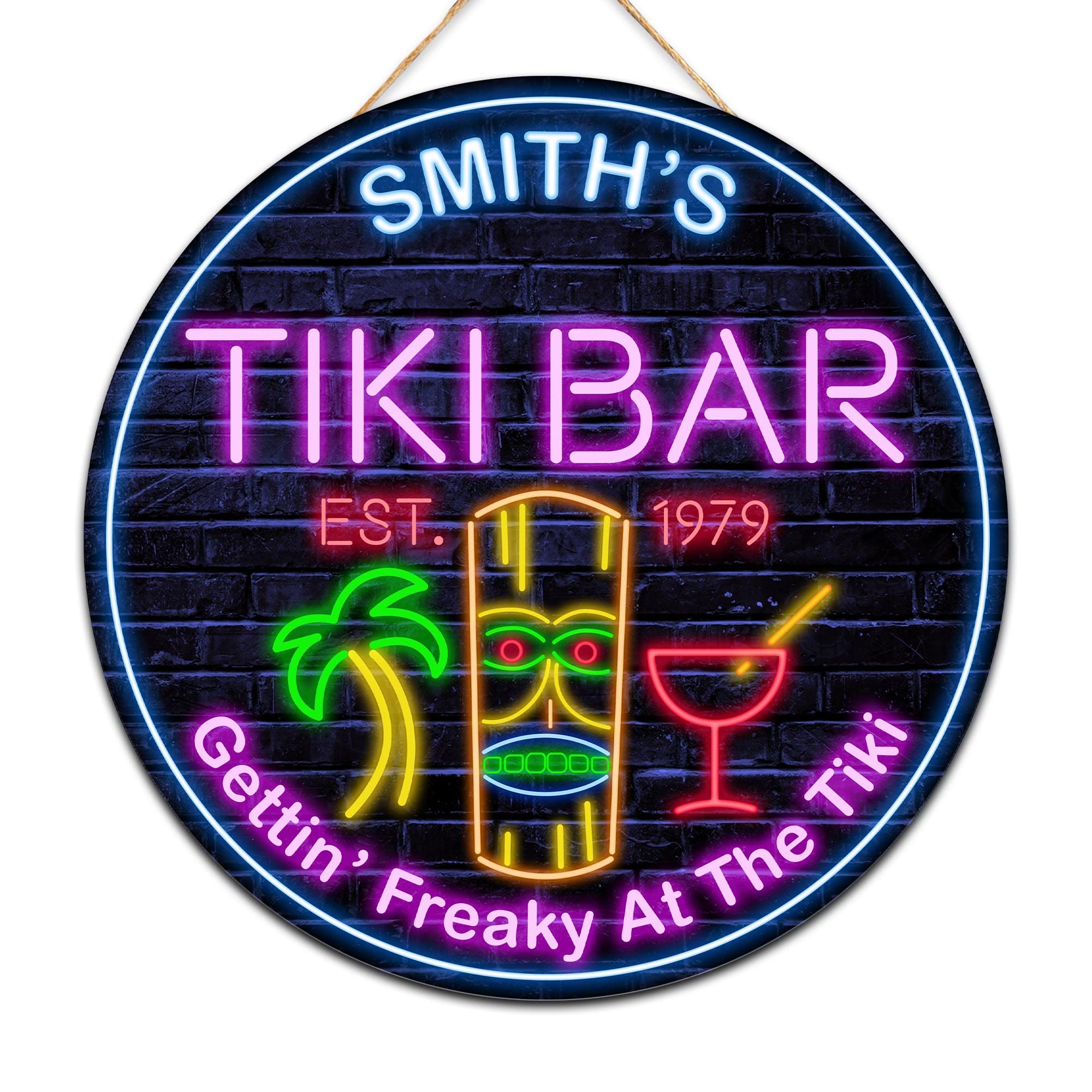 Buy All Over Printed,Tiki Bar Pool Bar Sign 12",18" Backyard Bar, Patio