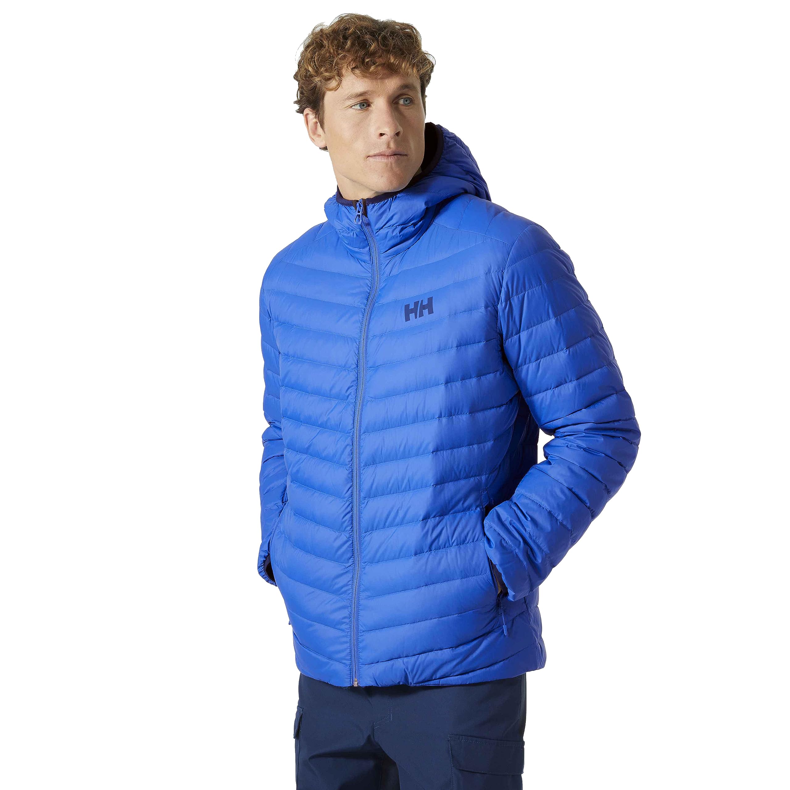 Helly Hansen Mens Verglas Hooded Down Insulator, Cobalt 2.0, 2XL