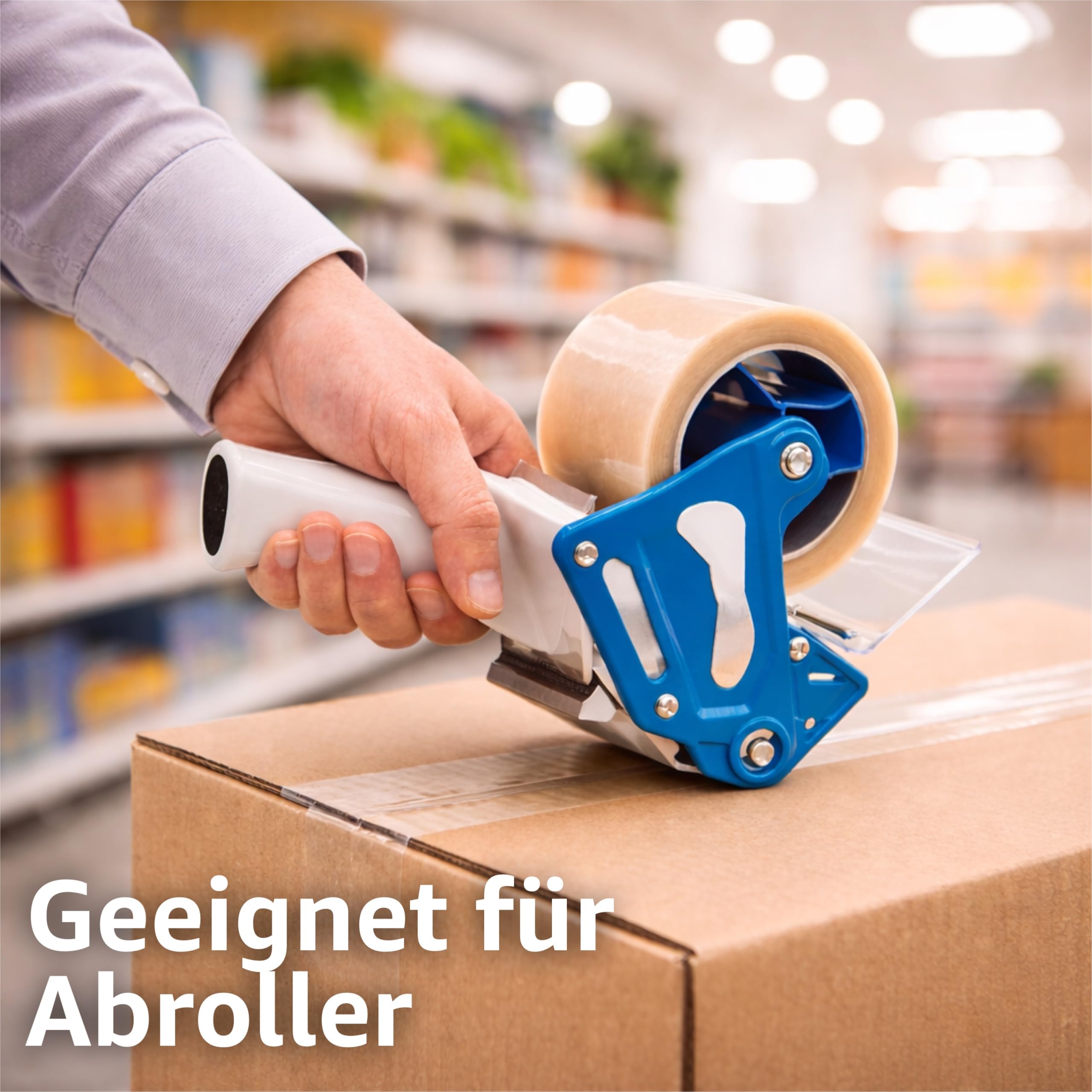TK Gruppe Timo Klingler 6 rubans adhésifs transparents 216 pieds ruban d'emballage distributeur