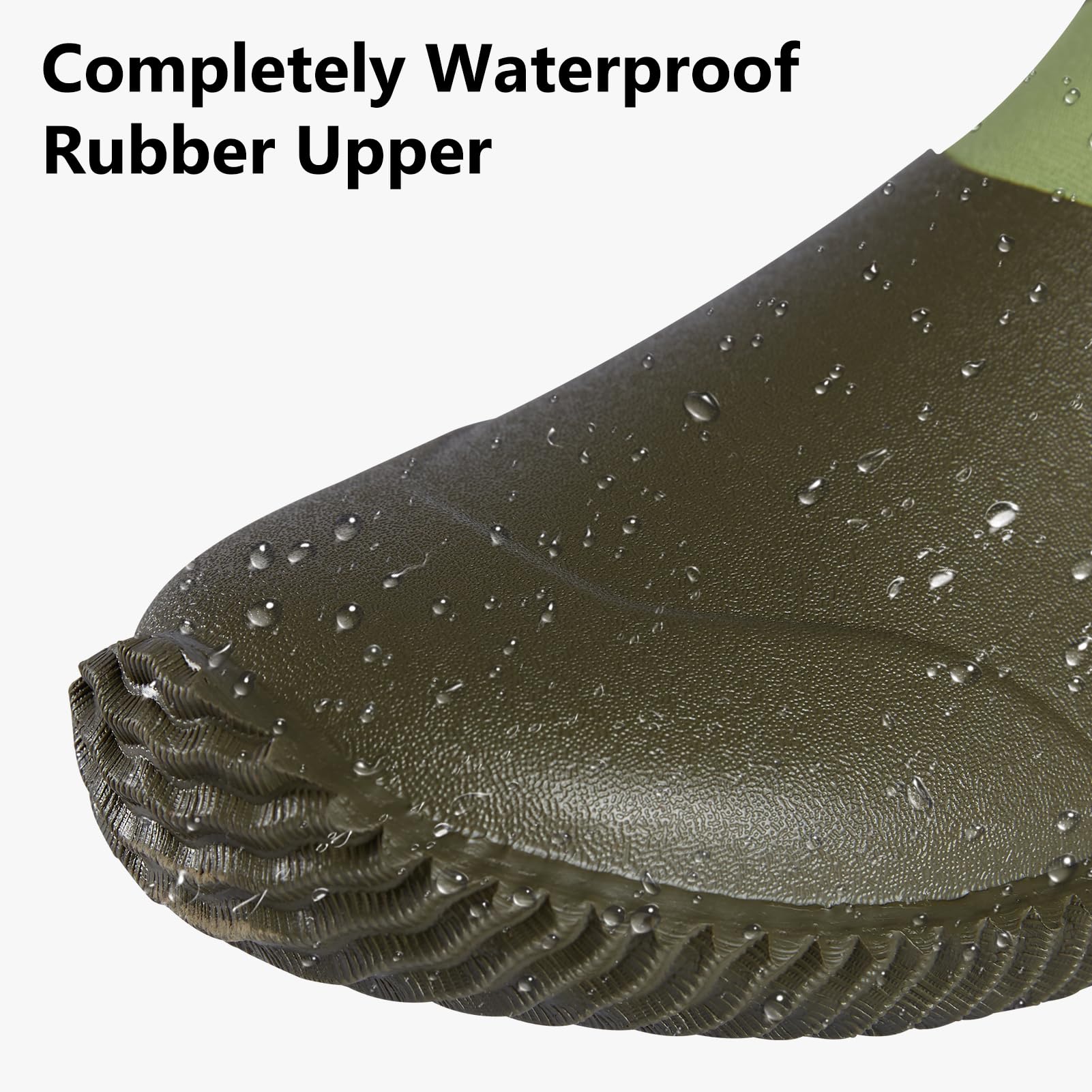 Zapatos de jardín impermeables para hombre, botas de lluvia, calzado sin cordones para jardinería, agricultura, camping, cuidado del césped, patio, trabajo