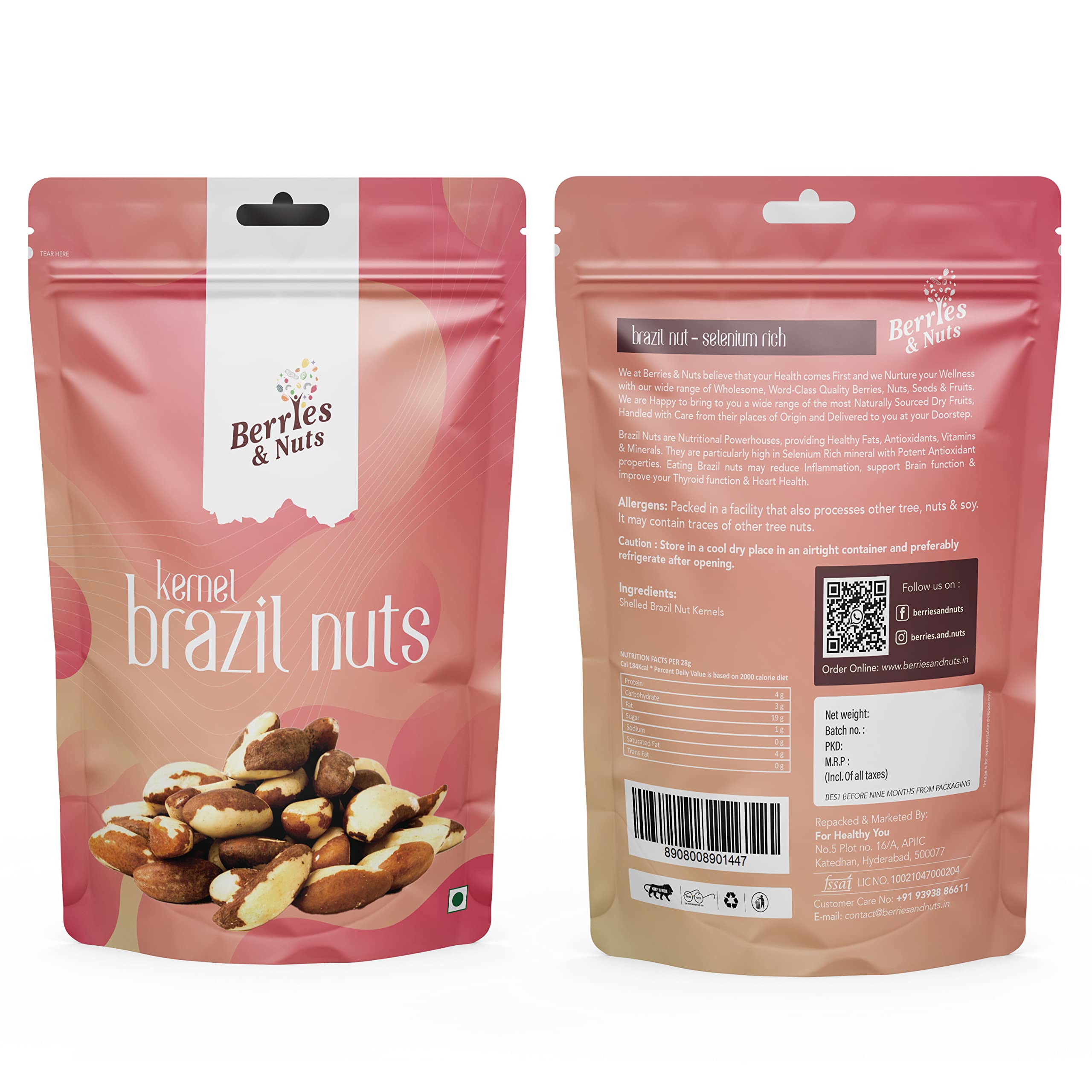 Berries And Nuts Brazil Nuts Pouch, 500 g - Image 7 thumbnail