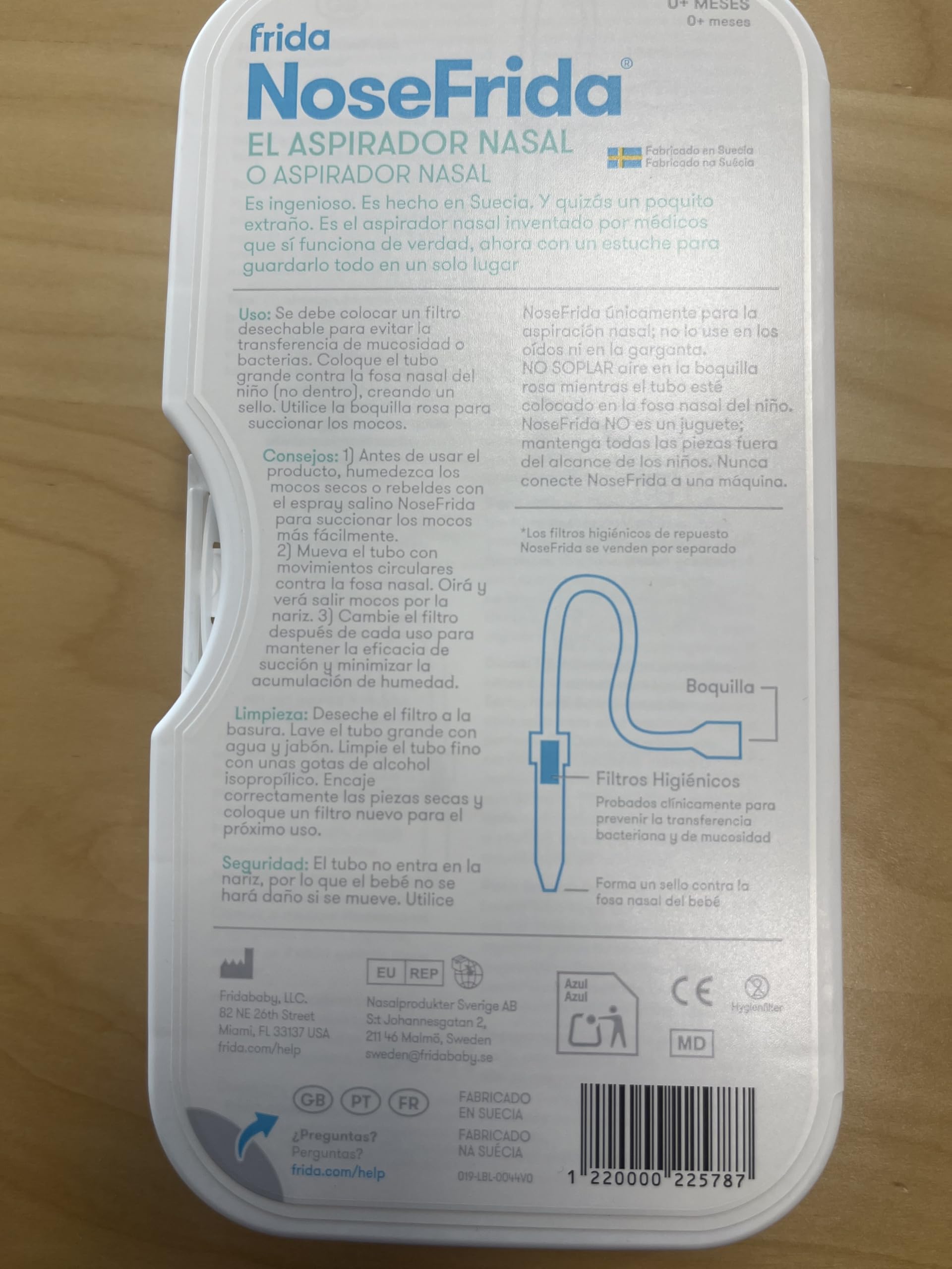 Aspirador nasal para bebé NoseFrida the SnotSucker