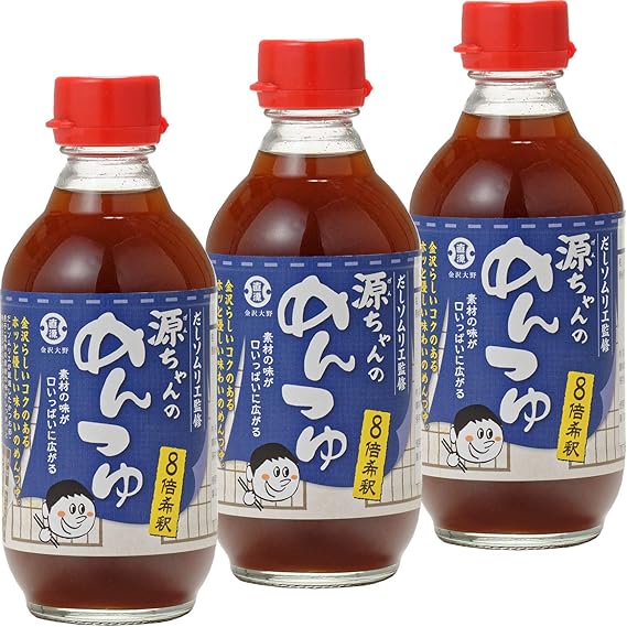 Amazon 直源醤油 源ちゃんのめんつゆ 300ml ×3本 直源醤油 めんつゆ 通販