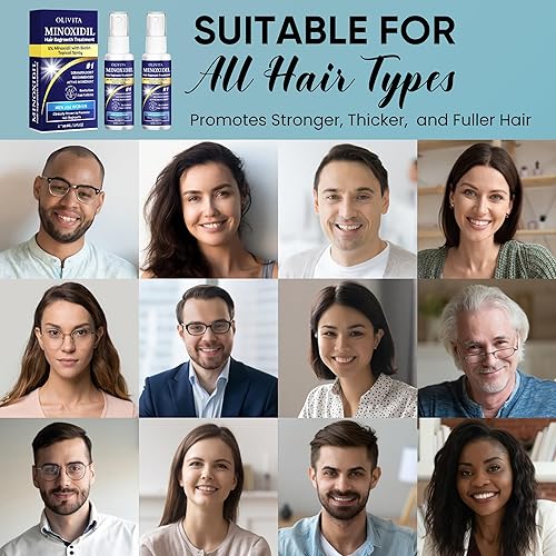Miniatura 6 de 5% de minoxidil para hombres y mujeres Crecimiento del cabello Minoxidil Spray Suero de tratamiento de regeneración del cabello con biotina y romero