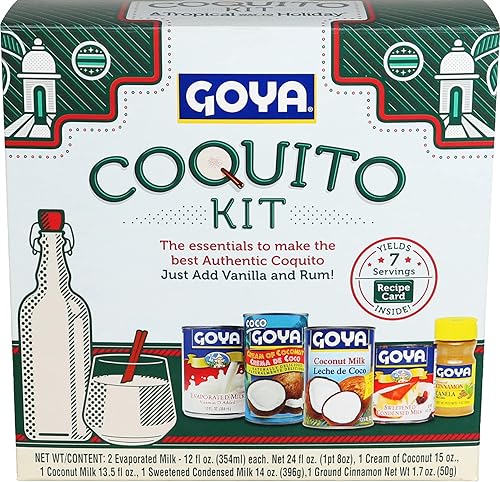 Goya Kit de bebidas navideñas Coquito