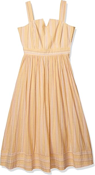 Amazon Co Jp シュープリーム ララ ワンピース ストライプジャンパースカート レディース オレンジ 日本 M 日本サイズs M相当 服 ファッション小物