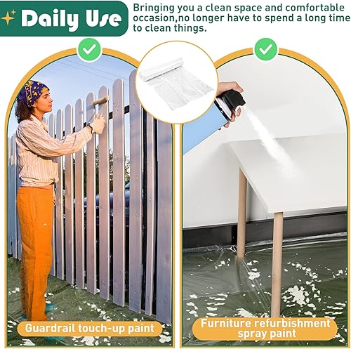 Miniatura 6 de Envoltura de cojín de película de seda para tapicería, envoltura de embalaje de 79 pulgadas x 22 yardas, envuelve e instala fácilmente espuma en la