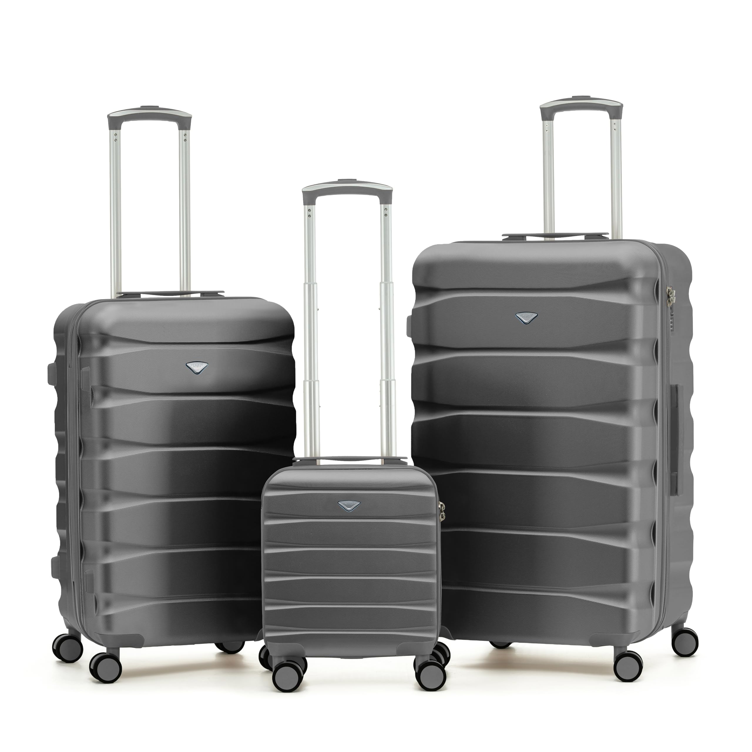 Flight Knight Lightweight 4 Wheel ABS Hard Case Medium Suitcase Approved for Over 100 Airlines Including easyJet, British Airways, Ryanair, Jet2, Emirates & Many More - Check-in Medium Size 25" — view 145
