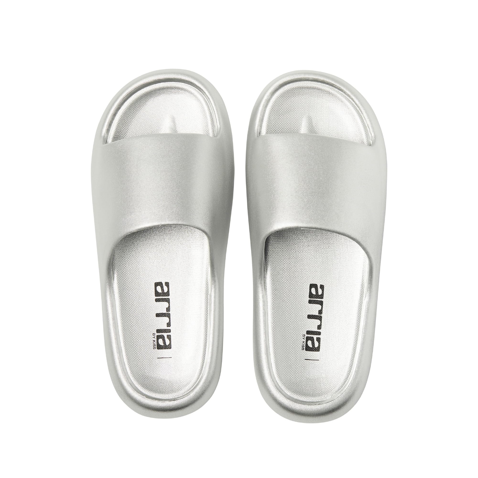 ARRIA Cloud Slippers, Open Toe House Slides with Thick EVA Sole, Waterproof, Lightweight, Unisex Indoor Outdoor Comfort Sandals for Foot & Joint Pain