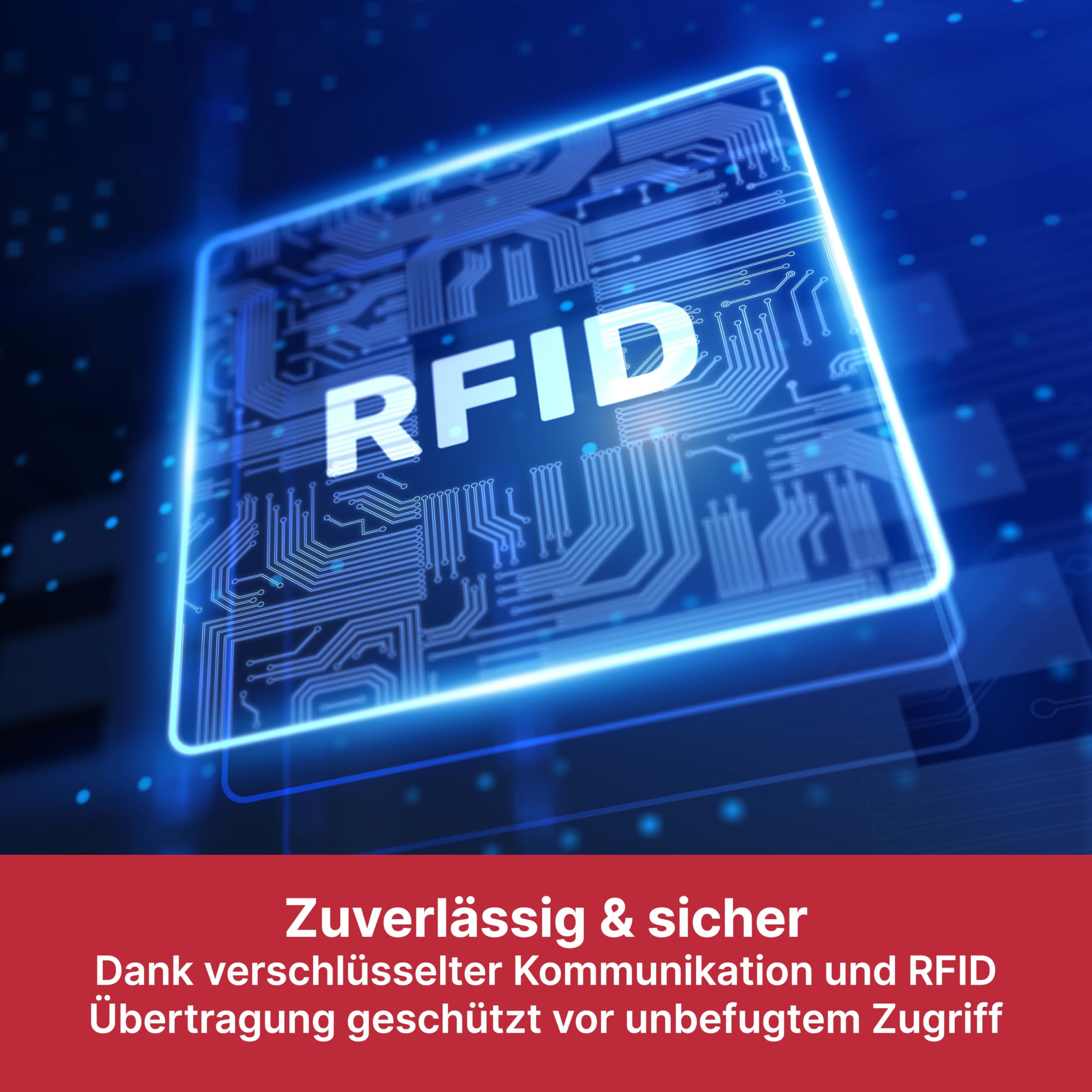 GVS RFID Schlüsselanhänger - Sicherer Zugang für alle Türsprechanlagen & Zutrittskontrollsysteme mit schlüssellosem Zugang dank verschlüsselter RFID Übertragung