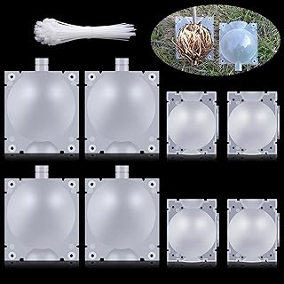 Plant Rooting Grow Propagation Ball,Air Layering kit,Assisted Cutting Rooting,Reusable Plant Rooting Device,High Pressure Ball Grafting Device Root Box for Plants Rose.(8pack)