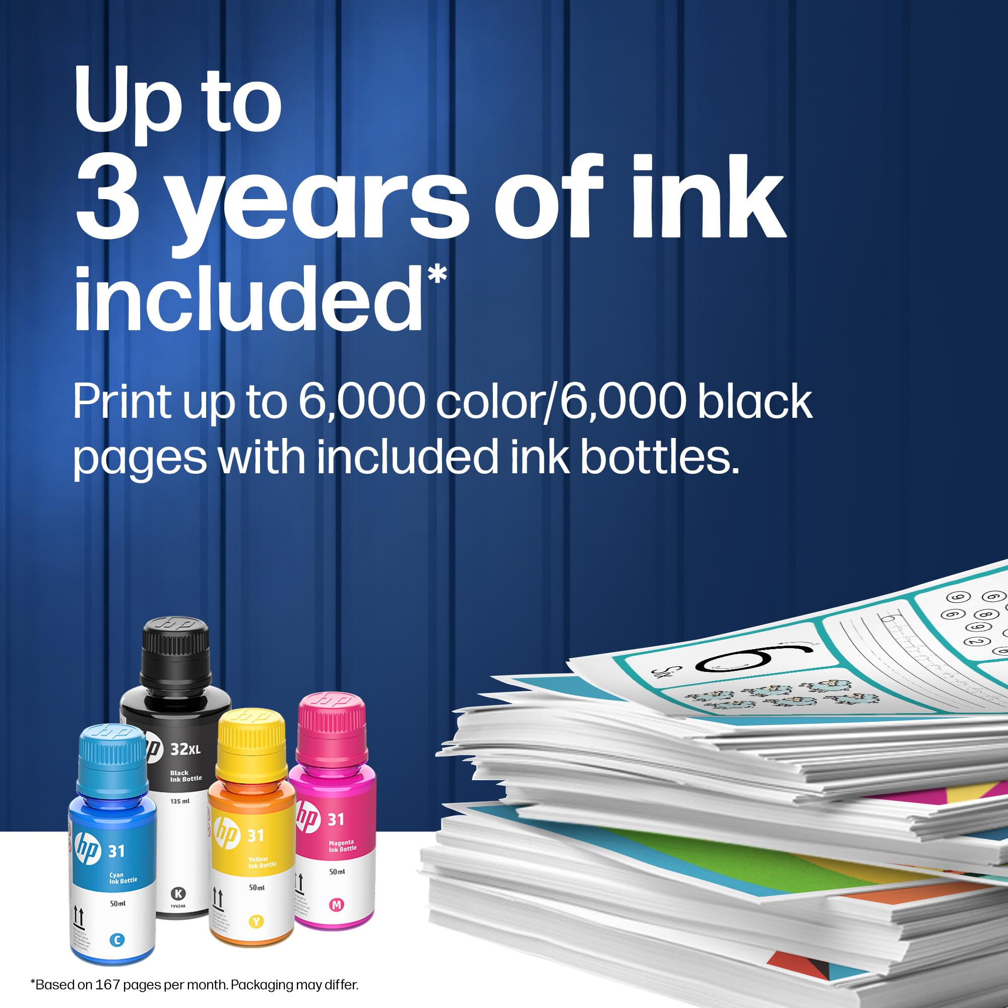 HP Smart Tank 5100 Printer - 3 Years Ink Included -9