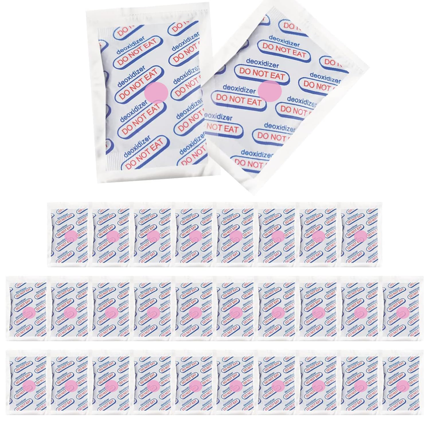 1500cc (Individually Sealed - Total 30 Count) for Food Storage, Food Grade Oxygen Absorbers Packets with Oxygen Indicator for Long Term Storage and Preservation(30 Individual Packets, 1500cc)