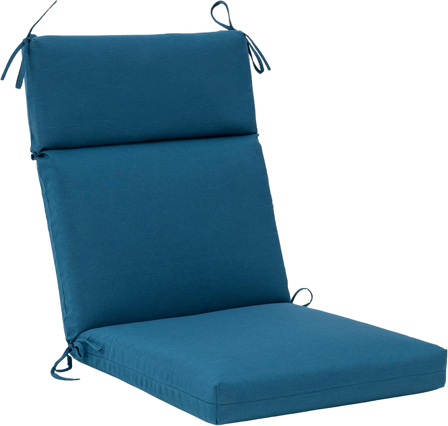 QILLOWAY High Back Outdoor Dining Chair Cushions Set of 4, Weather Resistant Foam Patio Chair Cushions,Dark Green