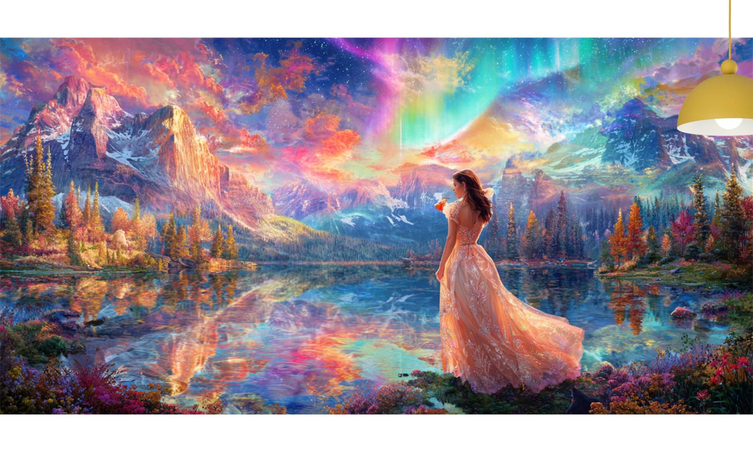 Aurora Diamond Art Beauty Diamond Painting Arts and Crafts dla dorosłych, zestaw do malowania diamentami 5D, dorosłych, Crysta, haft krzyżykowy, rękodzieło, obrazy, zestaw do haftowania dla