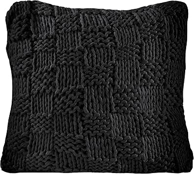 HiEnd Accents Chess Knit Pillow - Thumbnail 2