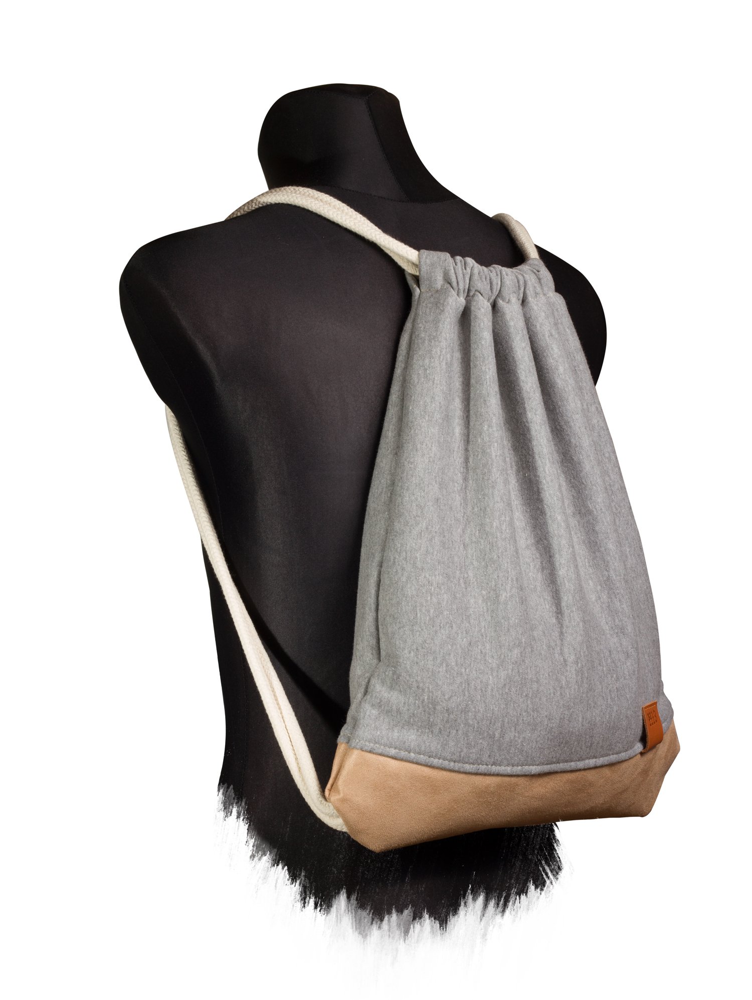 Vagabond Wood Sports Bag - Jersey (Sweat) / Alcantara, worek gimnastyczny, worek sportowy, worek, torba, Manufaktur13 M13