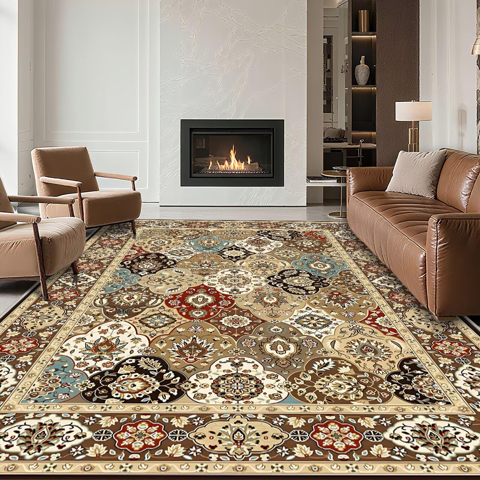Tapis Doux Antidérapant 100x160cm,0 pour Salon,Enfant Chambre,Bureau