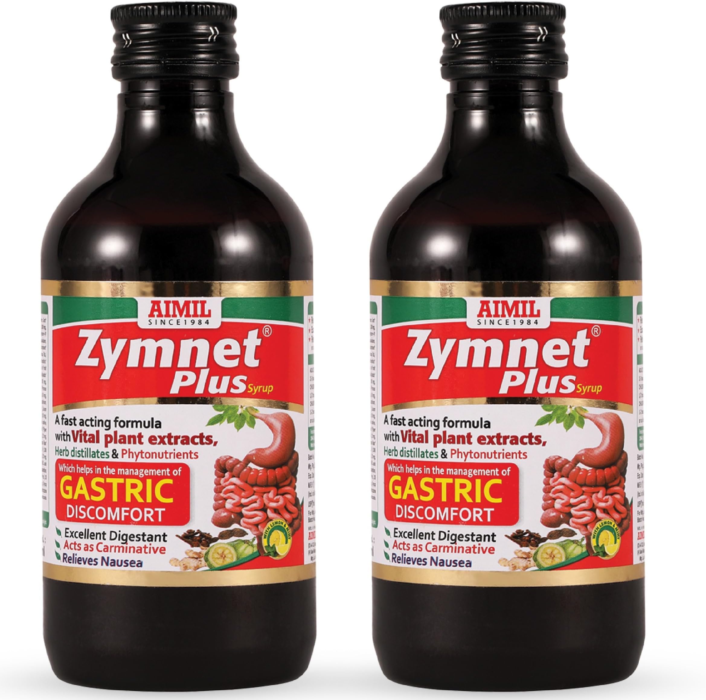 AIMIL Zymnet Plus Syrup - 200ml (Pack of 2)