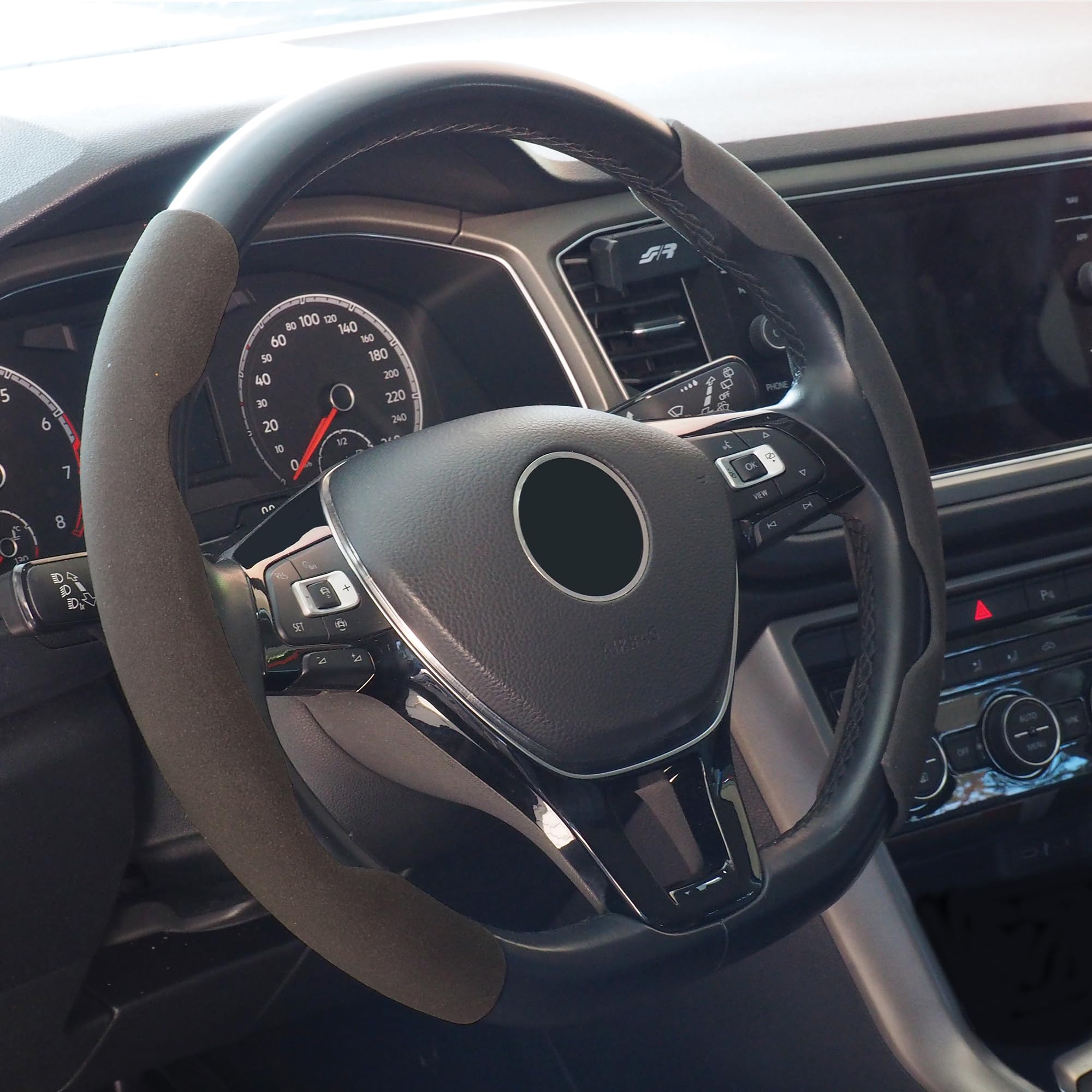 SIMONI RACING CVT/AN Universal Anti-Slip Velvet Steering Wheel Cover