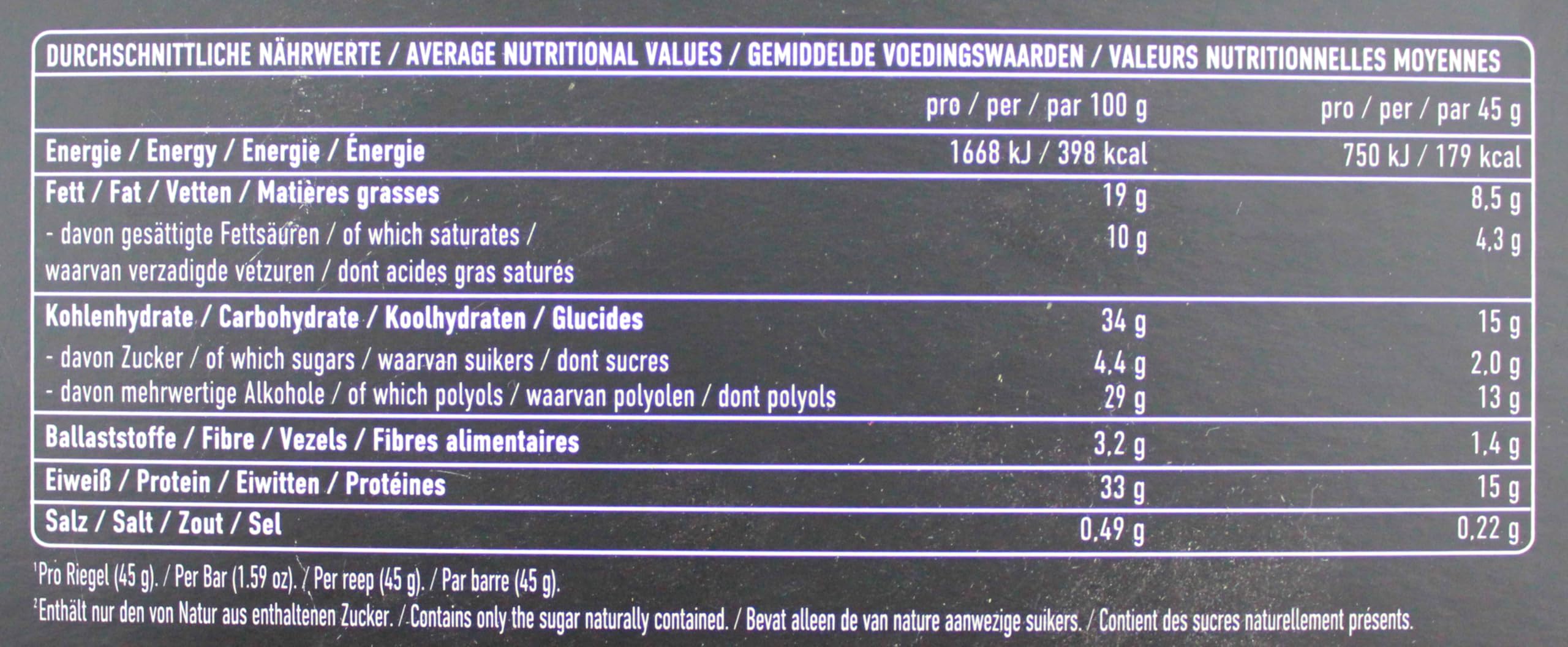 ESN Designer Protein Bar Strawberry white Chocolate Flavor, 12er Pack (12 x 45g)