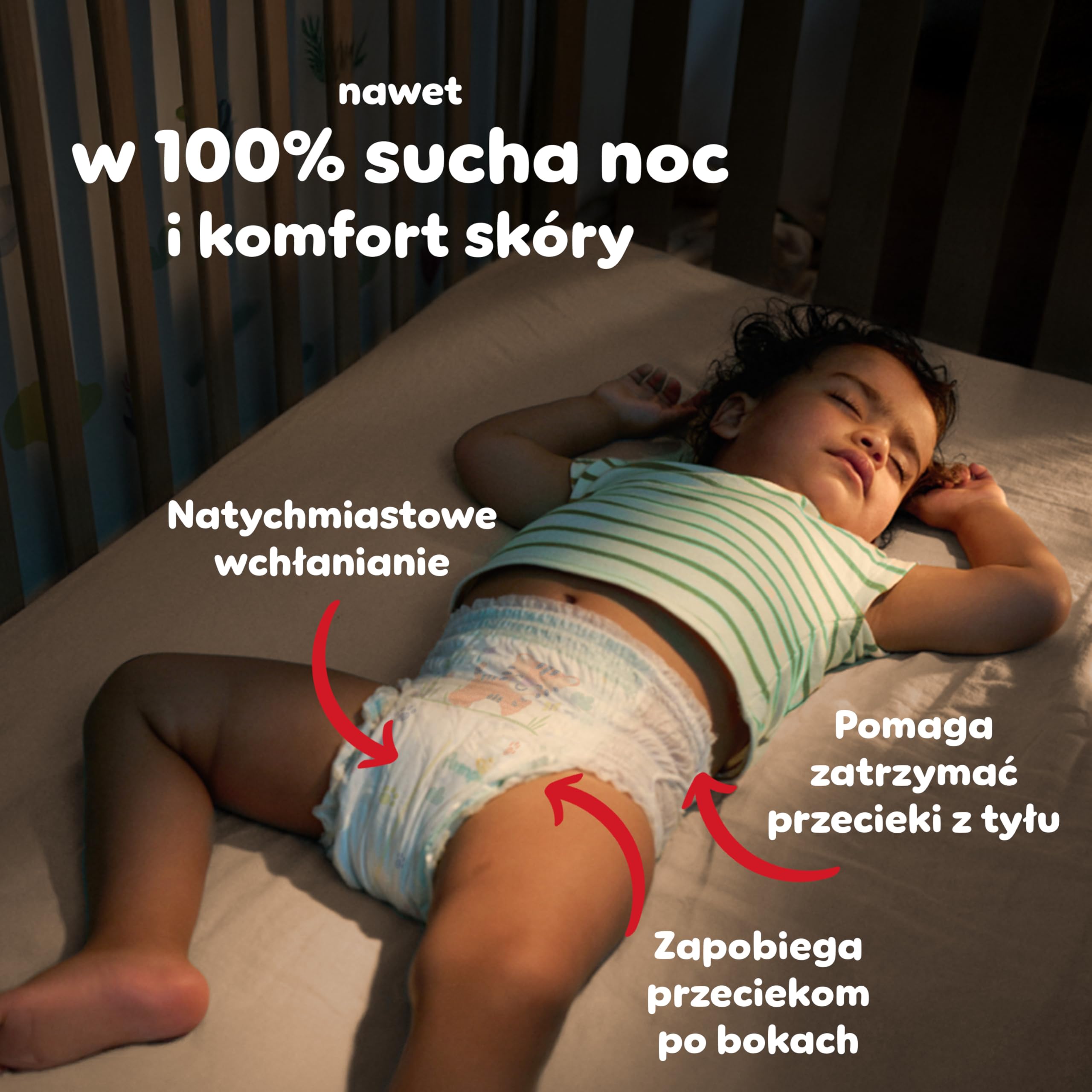 Pampers Active Baby Pieluchomajtki Rozmiar 4, 156 szt., 9kg-15kg, nawet 100% suchości w nocy i optymalny komfort skóry