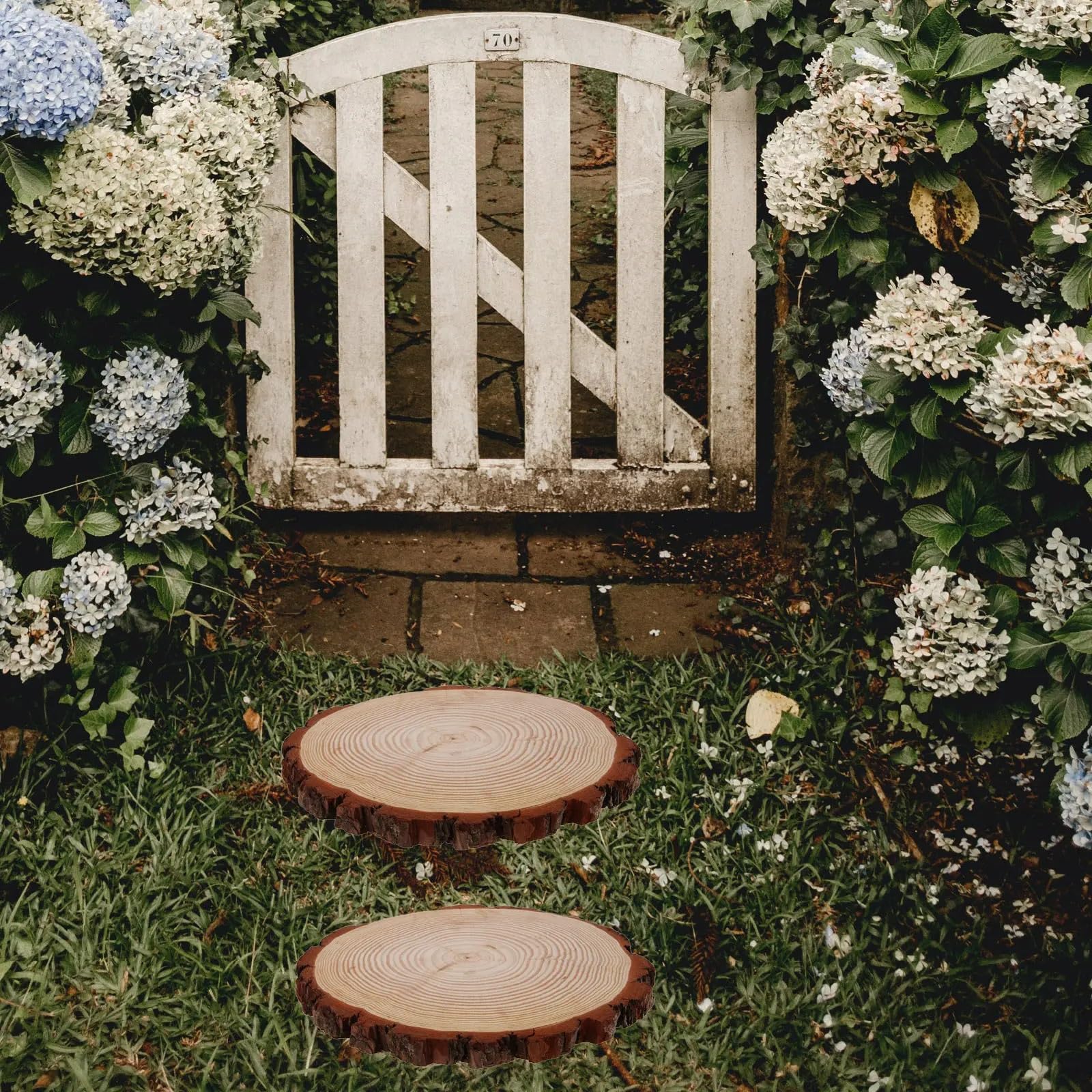 Pas Japonais Jardin Pavé de jardin en bois rond