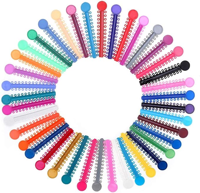 Orthodontic Ligature Rubber Bands,MultiColor Orings Braces Rubber