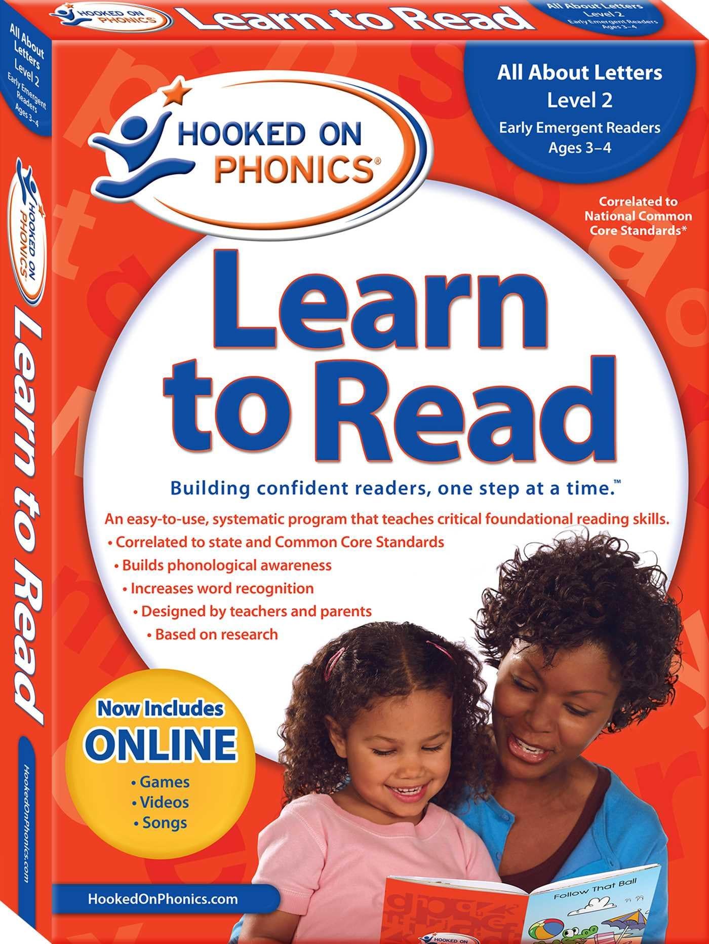 Hooked on Phonics Learn to Read - Level 2: All About Letters (Early Emergent Readers | Pre-K | Ages 3-4) (2)