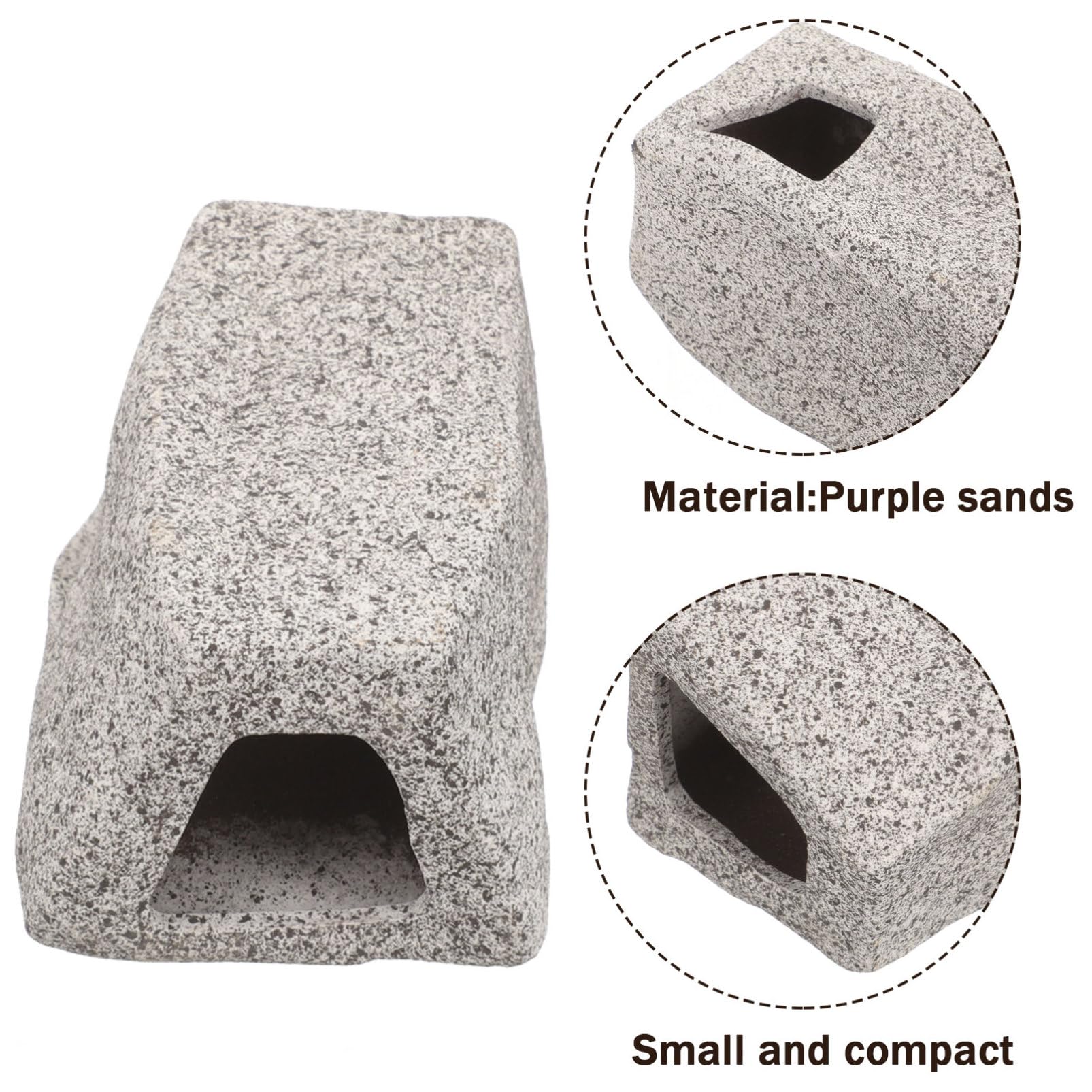 Sosoport Lot De 5 Grottes Daquarium Délicates pour Crevettes Et Poissons Idéales pour Décorer Un Bureau Ou Un Habitat