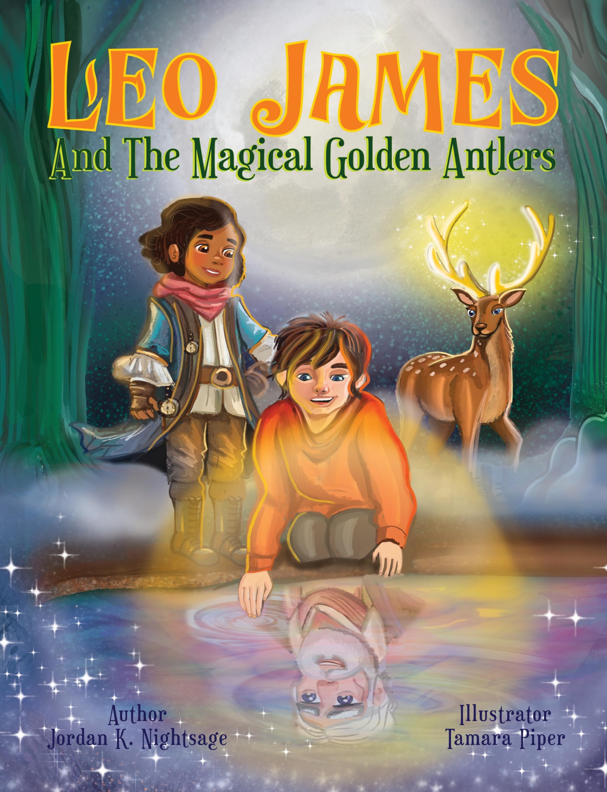 Leo James and the Magical Golden Antlers: An Illustrated Fantasy Story Picture Book for Kids about Friendship, Teamwork, and Listening to Your Parents ... Dimension (Illustrated Children's Books) 2)