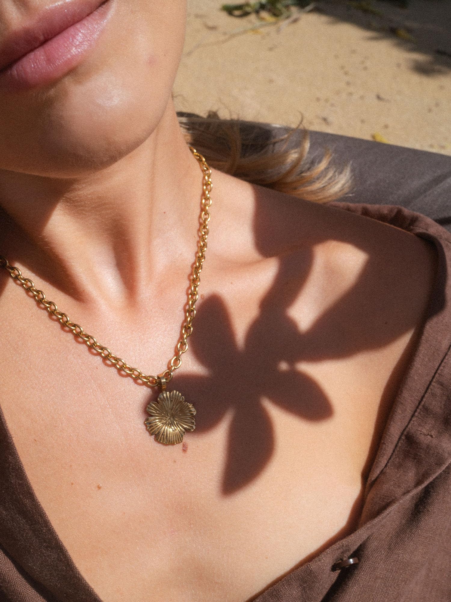 Purelei Share Aloha Kette – wasserfest & verstellbar | Ausdrucksstarke Gliederkette aus Edelstahl & 14K/18K Vergoldung | Statement-Piece für selbstbewusste Looks