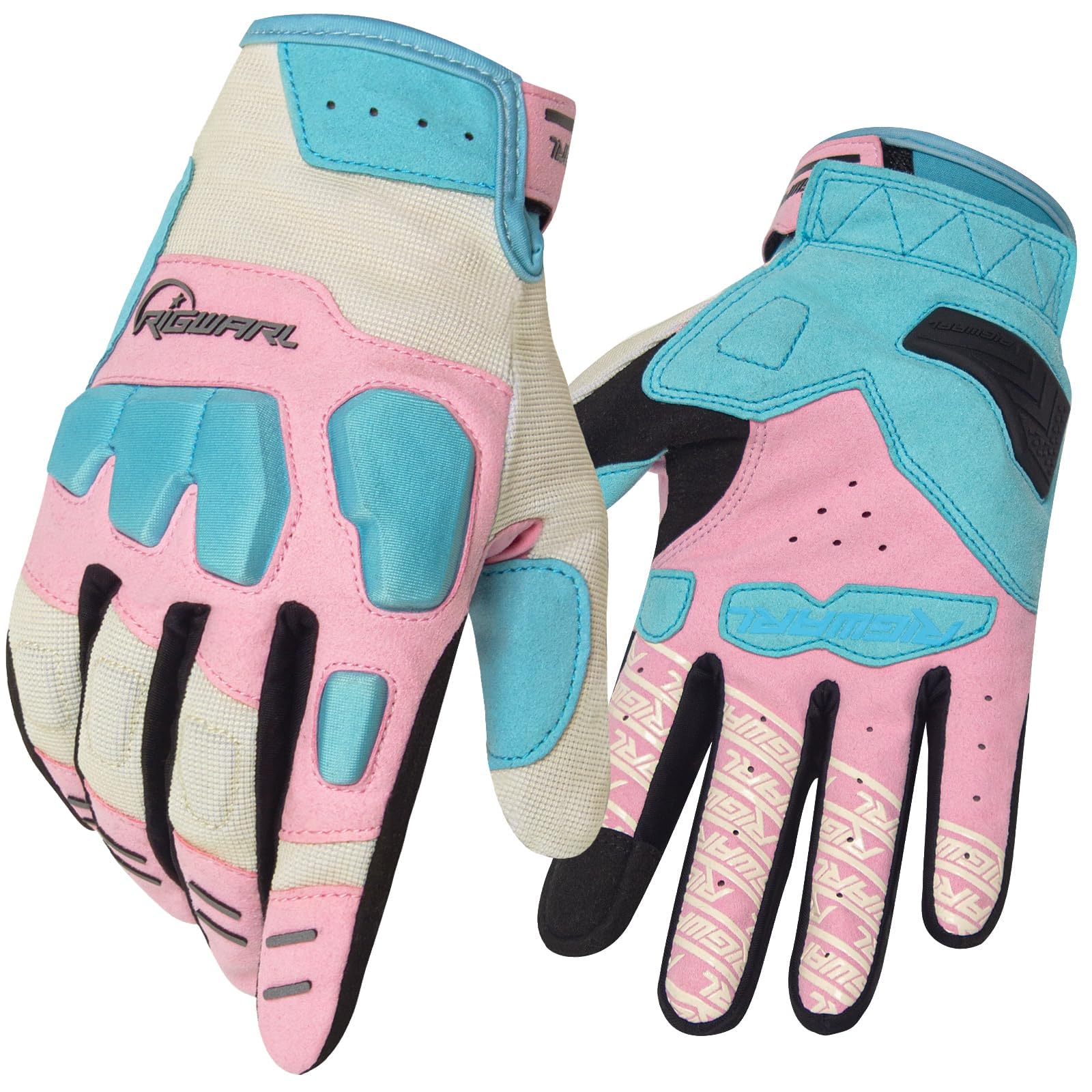 RIGWARL Comfortable Mountain Bike Motorcycle Gloves Women and Men with Touchscreen Fingers for Riding ATV MTB Drit Bike…