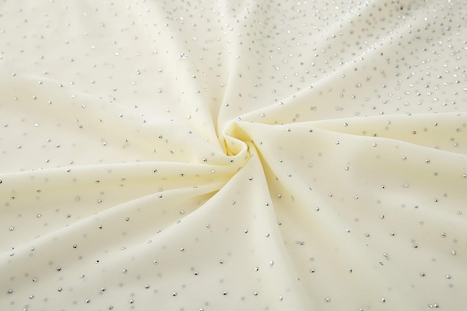 REEMONDE Womens Rhinestones Pashmina Shawls and Wraps for Evening Dresses Chiffon Shawl Sparkly Scarf - Image 5