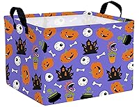 Vista 19 de Cesta de Regalo de Dulces Temática de Halloween Grande en Forma de Boo para Niños, Bebés, Adultos Personalizada, Recipiente de Almacenamiento