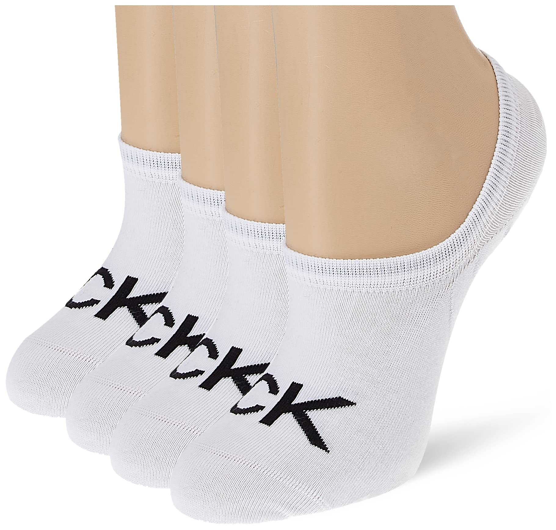 Calvin Klein Footie Calcetines (Pack de 4) para Mujer