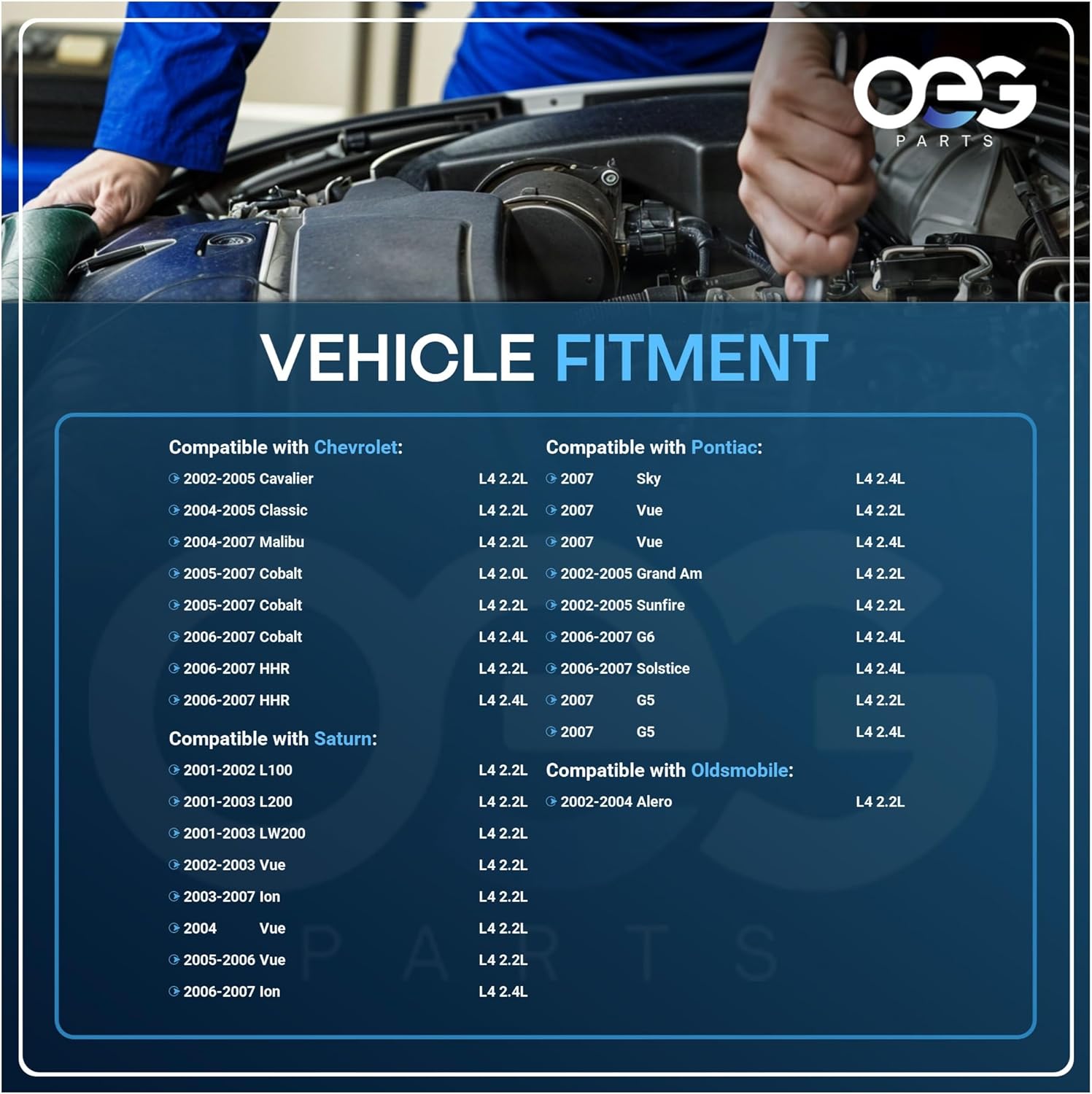 OEG Parts New Starter Compatible with 2002-2006 Saturn Vue 4-cyl 2.2L 10465551, 19136242, 89017443, 89017523, 9000933, 9000976, 9000977, SDR0277, 41012240, 41012287, SDR0467, 41012600
