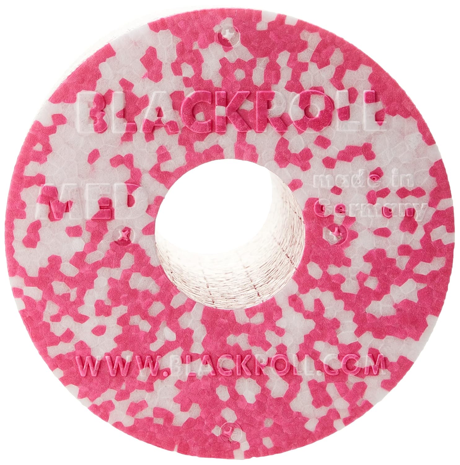 BLACKROLL MED, 12" x 6" Roll, White/Pink