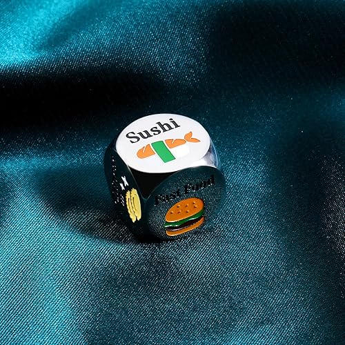 Miniatura 4 de Regalos para parejas para novia, novio, citas, decisión de comida, regalos para decidir, un año 11 Año aniversario de plata para marido, esposa, San